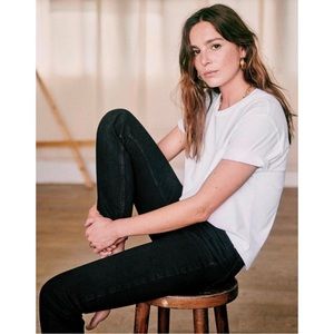 Sezane The Brut Sexy Jeans Sz 24 Black